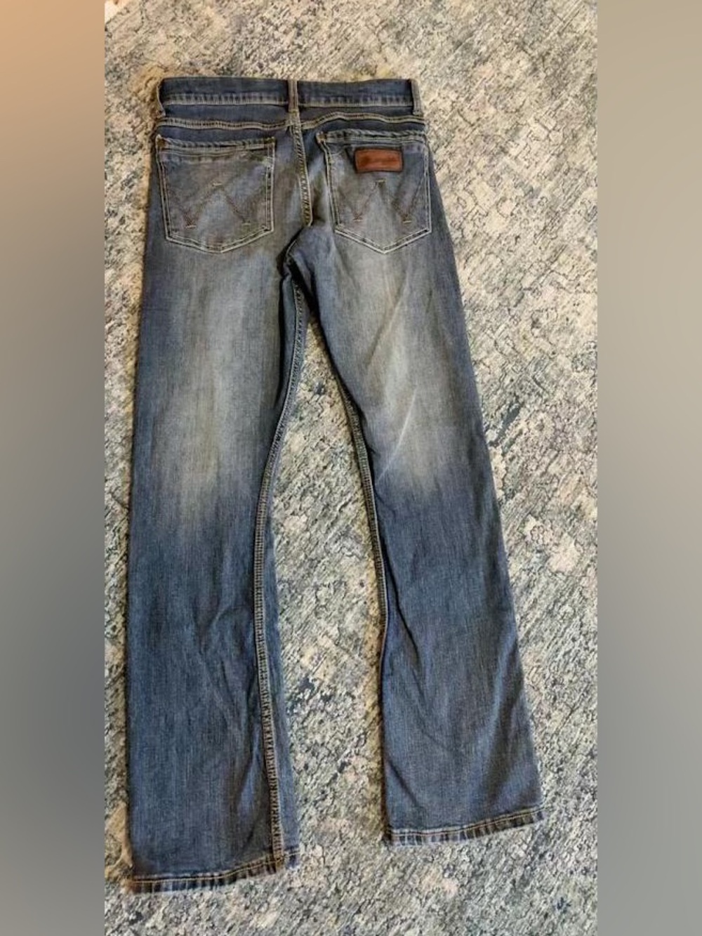 Wrangler Slim Boot Men Jeans - Light Blue Denim